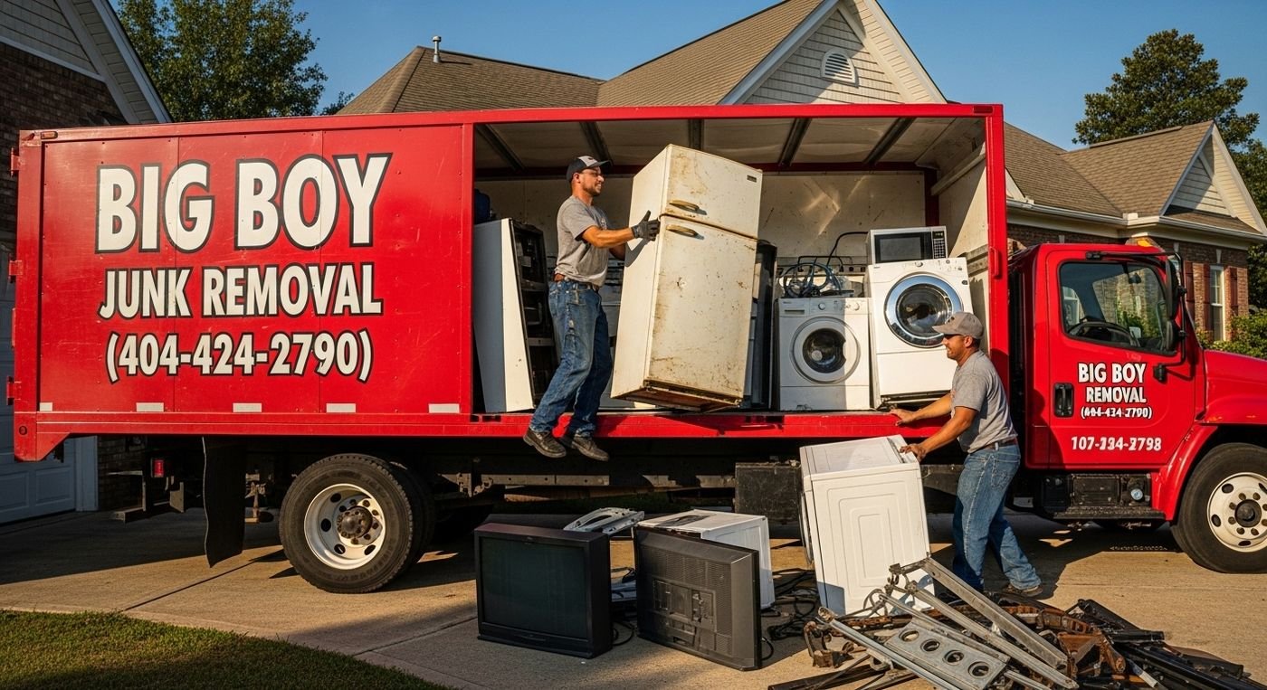Appliance haul-away and recycling pickup service